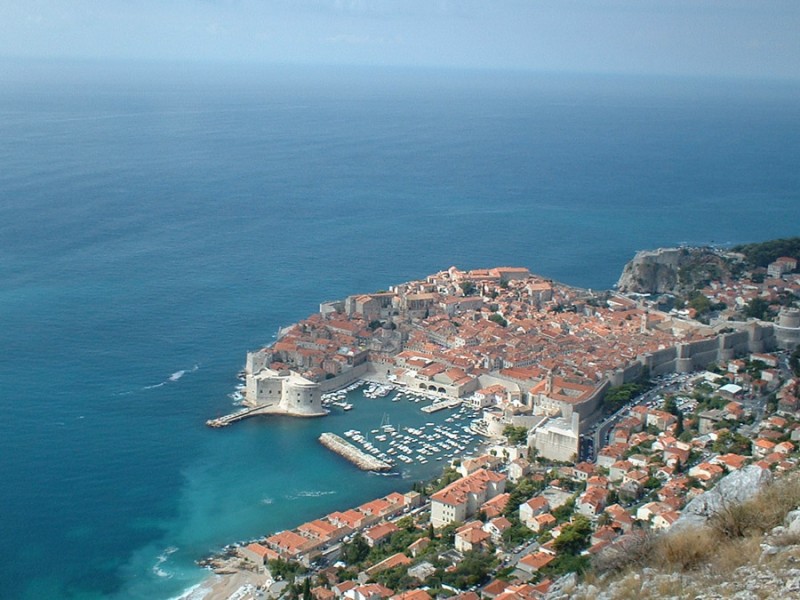 croatia dubrovnik from above