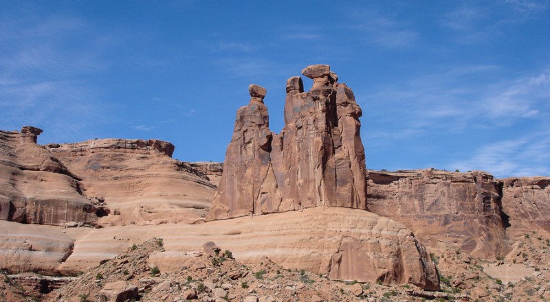 arches national park three gossips