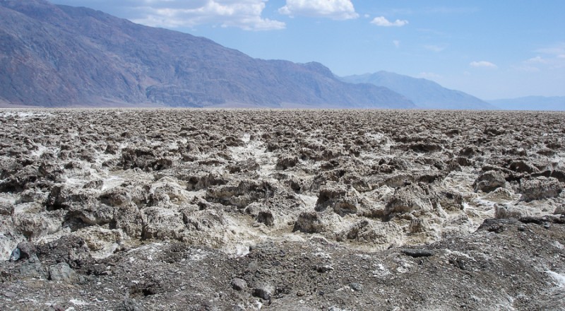 death valley badwater land