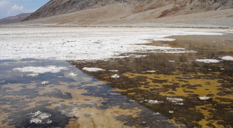 death valley salt water