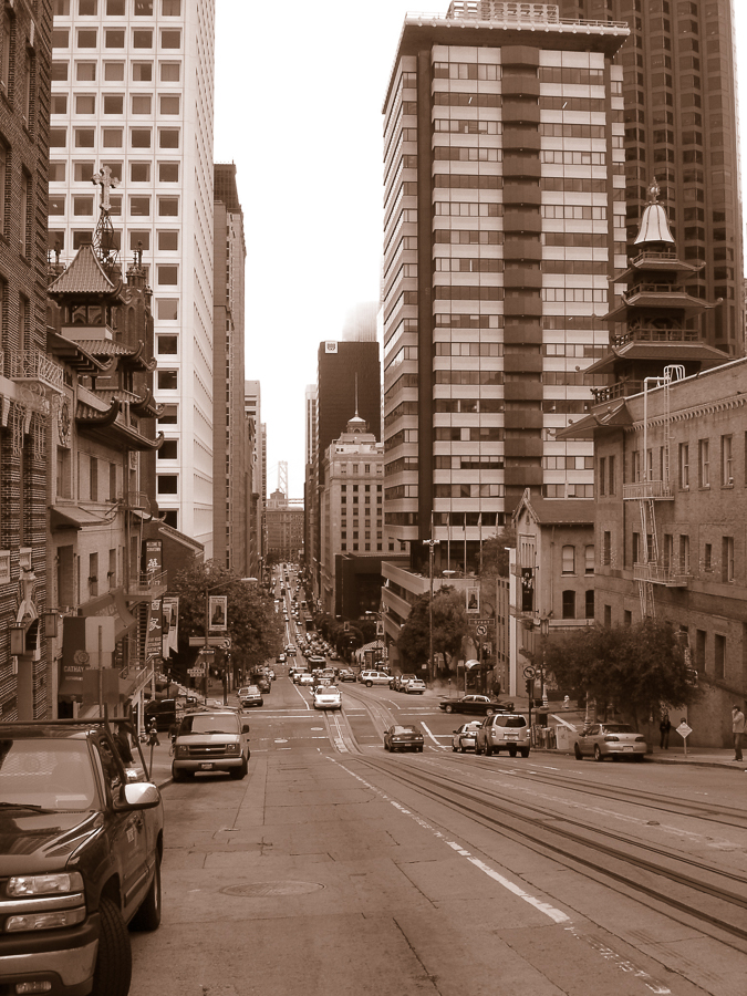 san francisco sepia