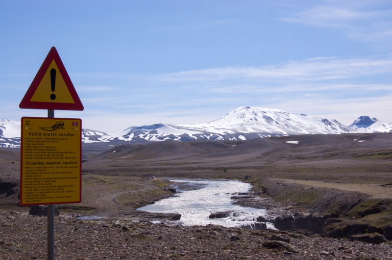 iceland crossing requires caution