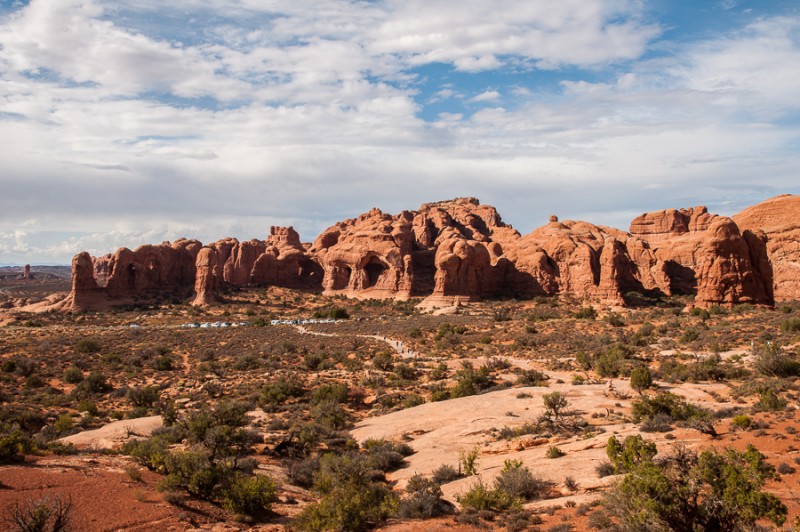 arches national park panorama