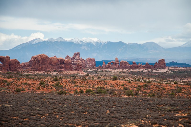 arches national park skyline