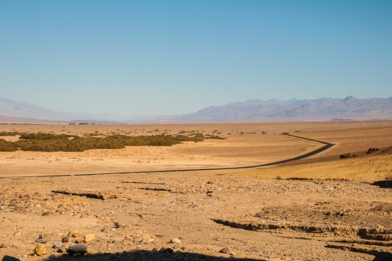 death valley black road