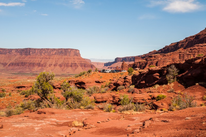 fisher towers parking lot