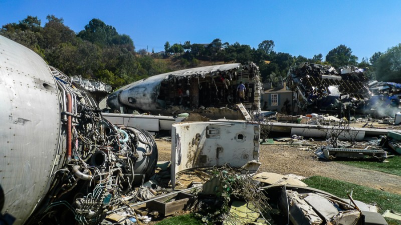 univeral studios la crash site