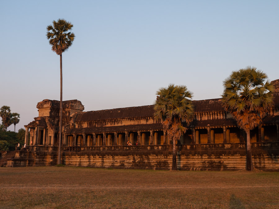 angkor vat at dusk