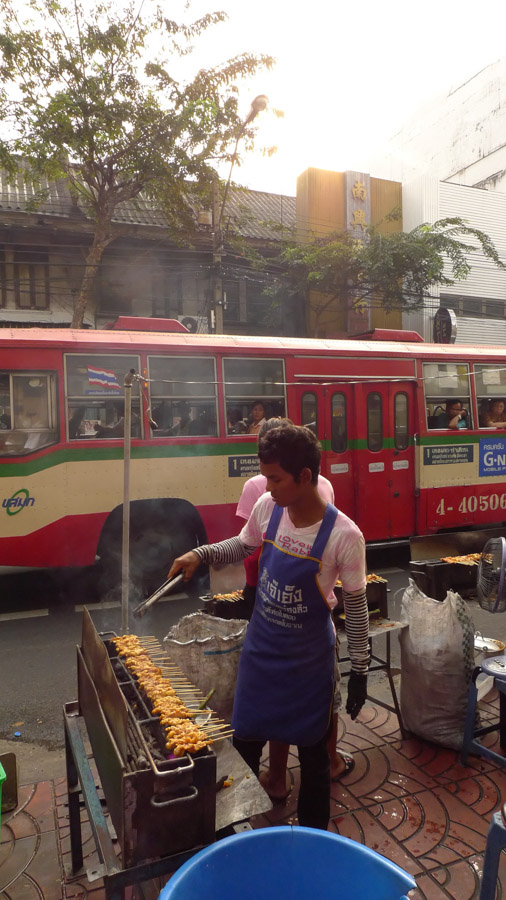 thailand bangkok barbecue street