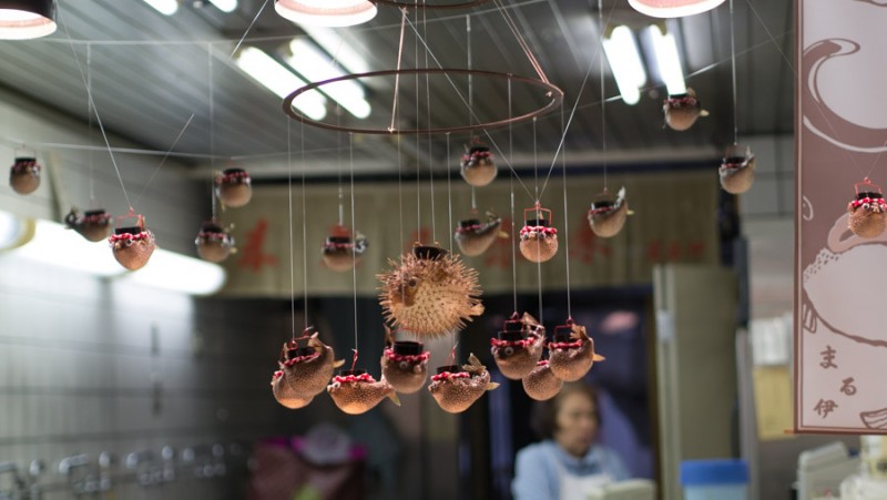 japan kyoto market fugu