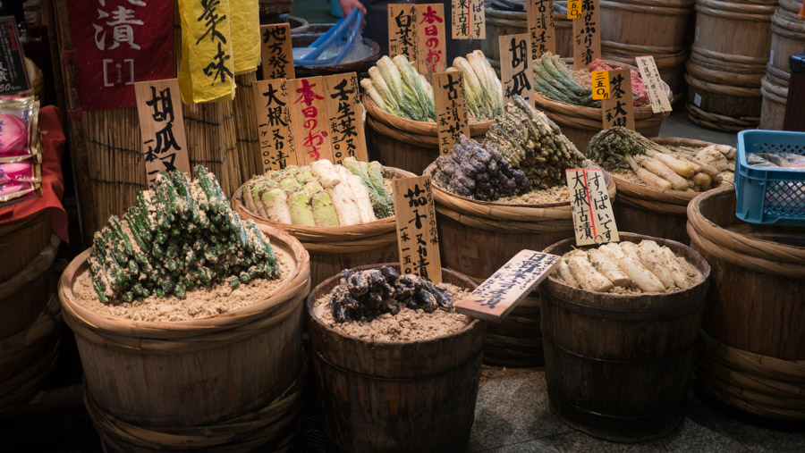 japan kyoto vegetables