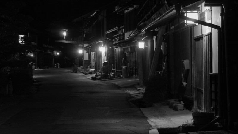 tsumago at night
