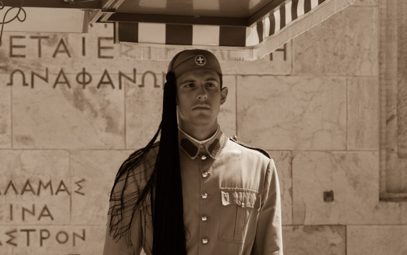 greece athens soldier