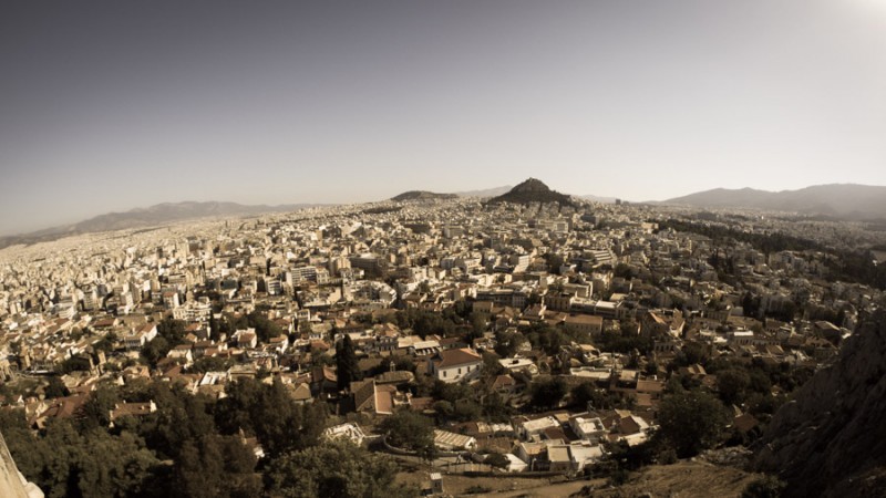 greece athens view from acropolis