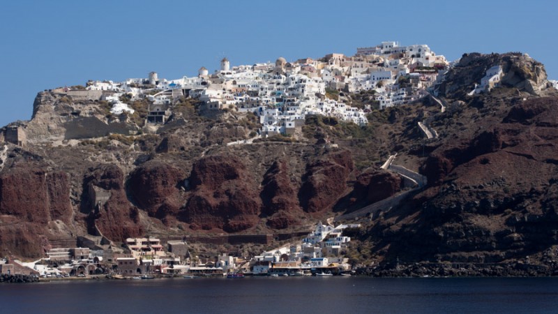 greece santorini arrival