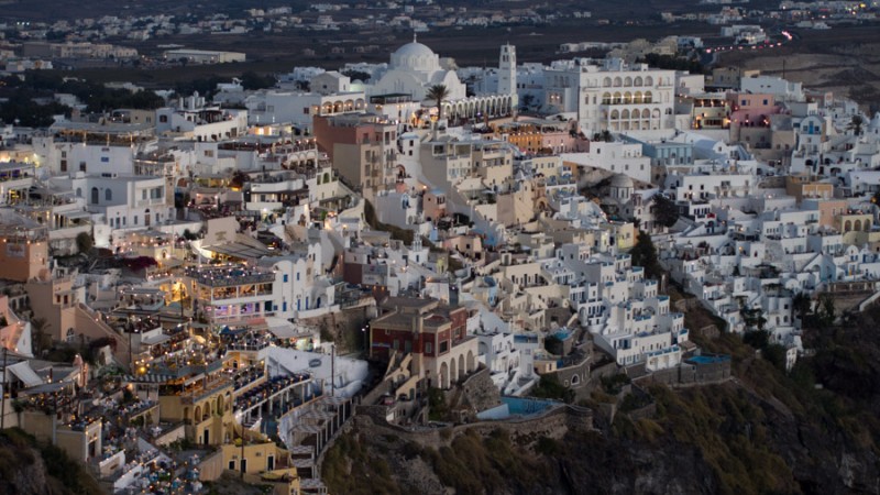 greece santorini panorama