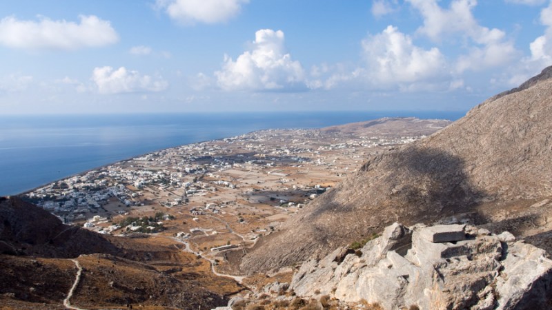 greece santorini thira panorama