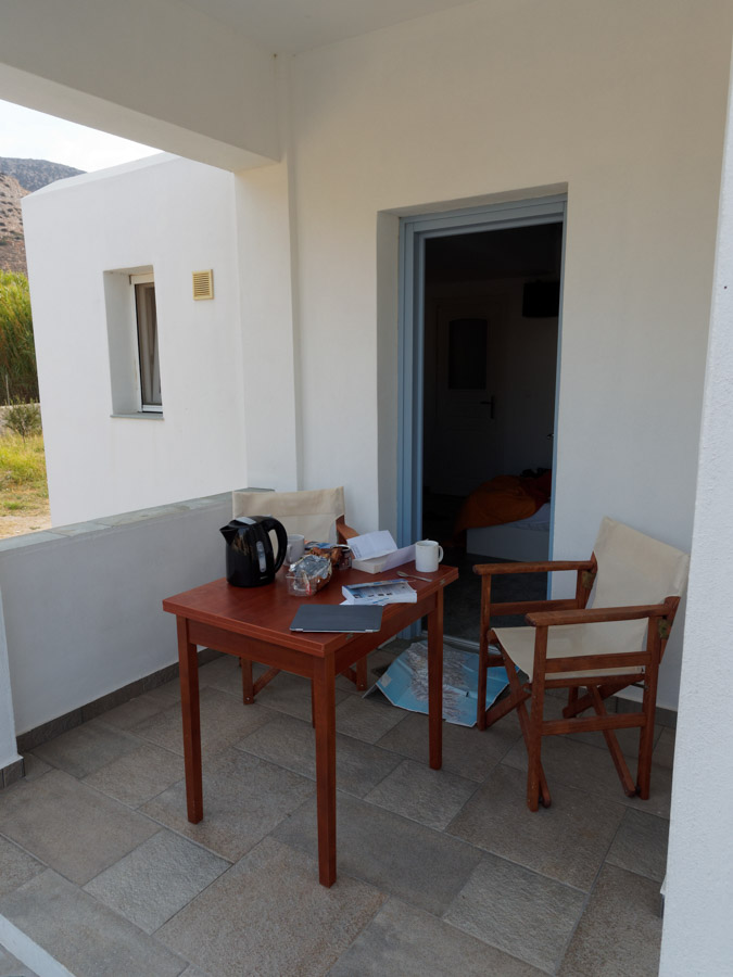 greece sifnos kamares bungalow terrace