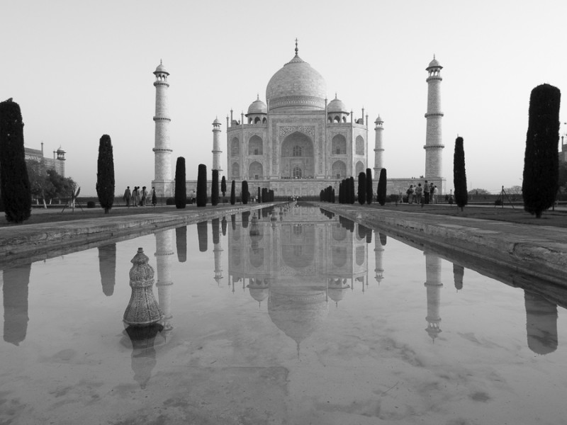 taj mahal mirror lake