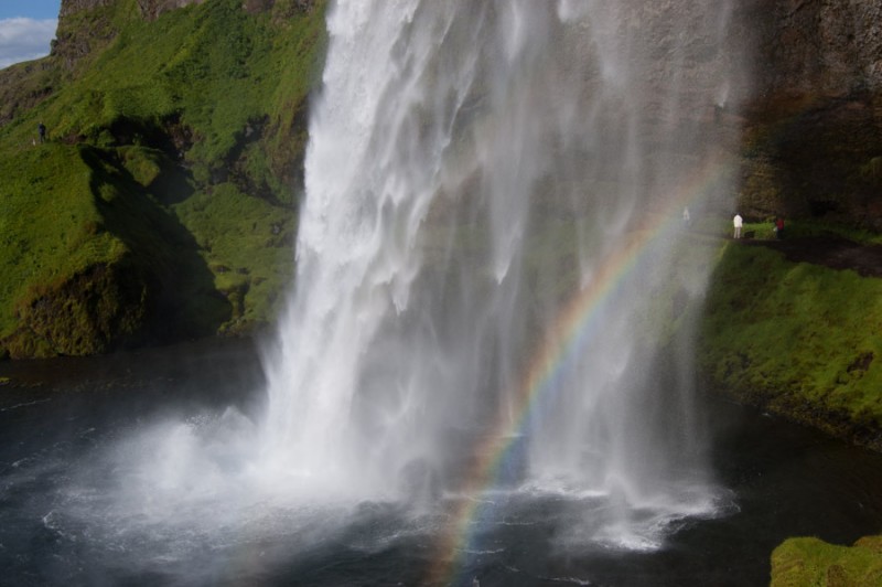 iceland seljalandsfoss behind