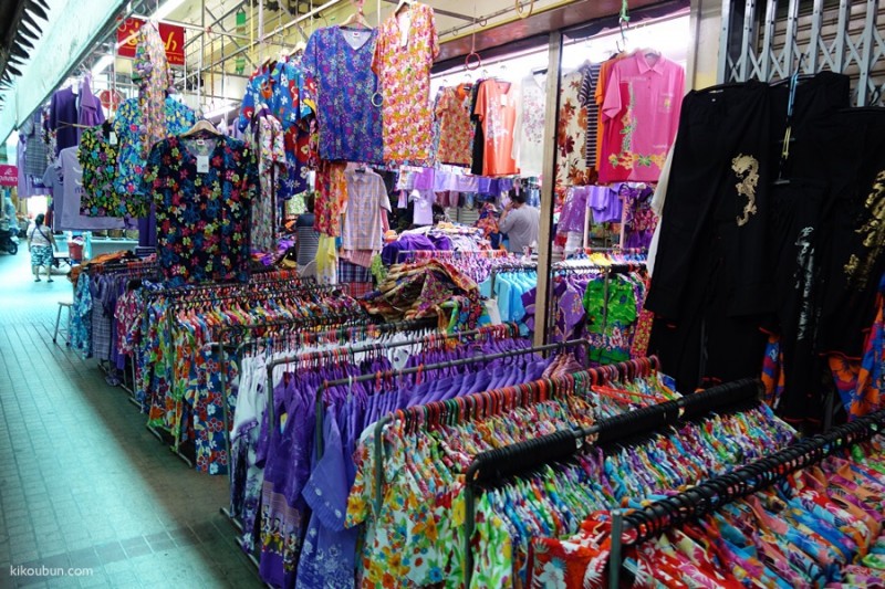 thailand ayutthaya clothing market