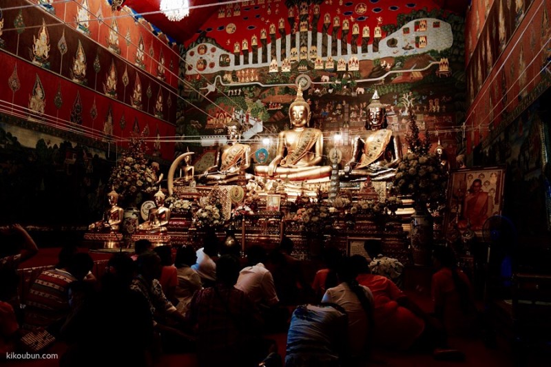 thailand ayutthaya temple interior