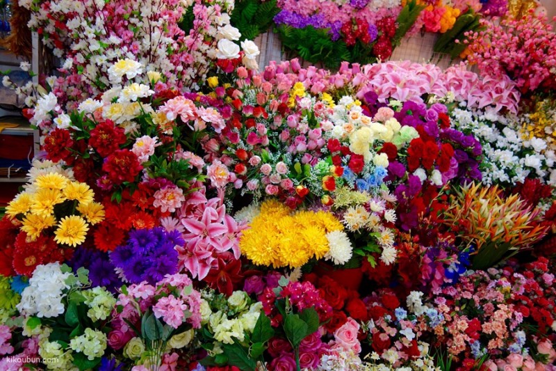 thailand chiang mai flower market