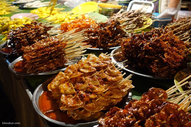 thailand chiang mai food galore at market