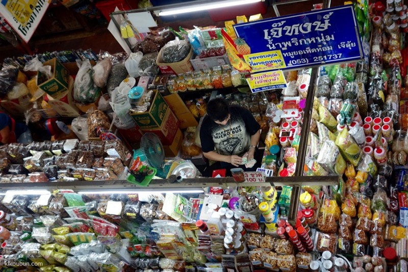 thailand chiang mai market stall