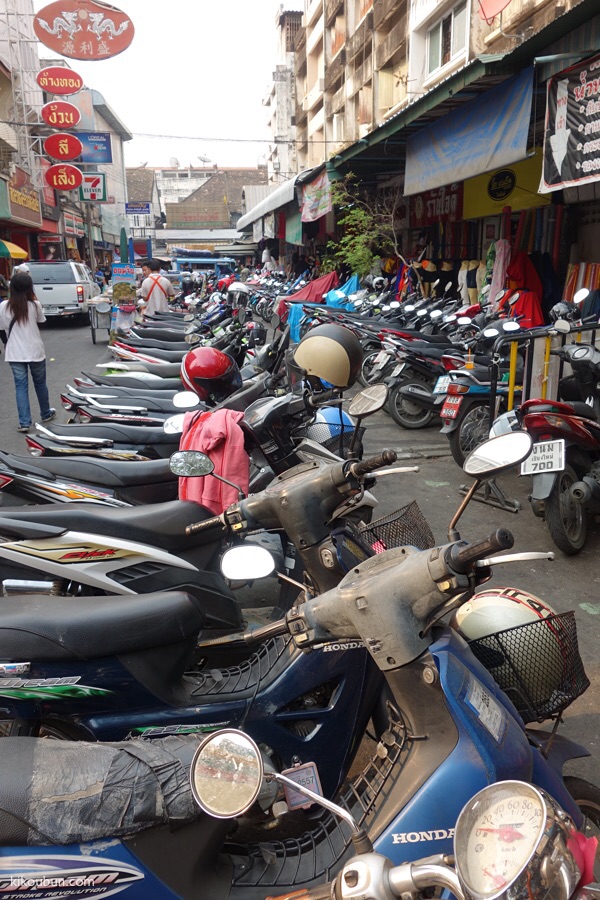 thailand chiang mai scooters