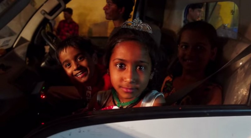 india kids in car