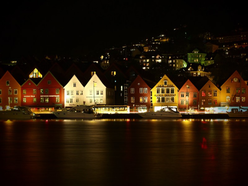 colourful bryggen