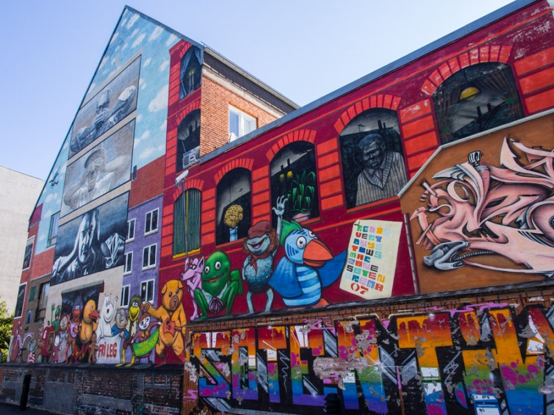 copenhaguen norrebro painted houses