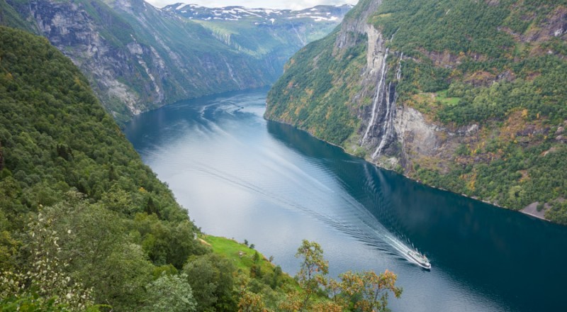 norway geiranger stunning view