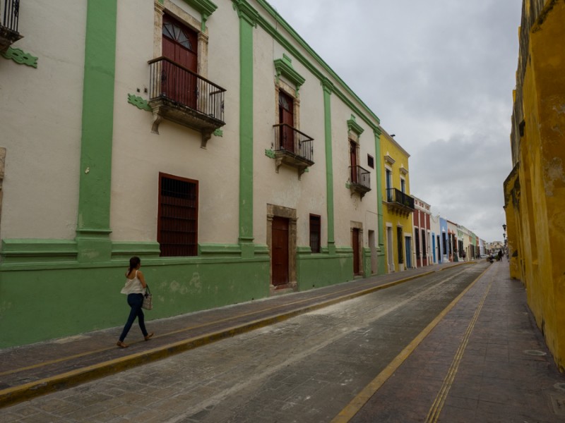 campeche empty street