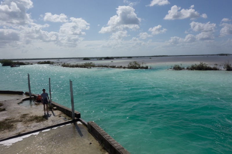 laguna bacalar green waters