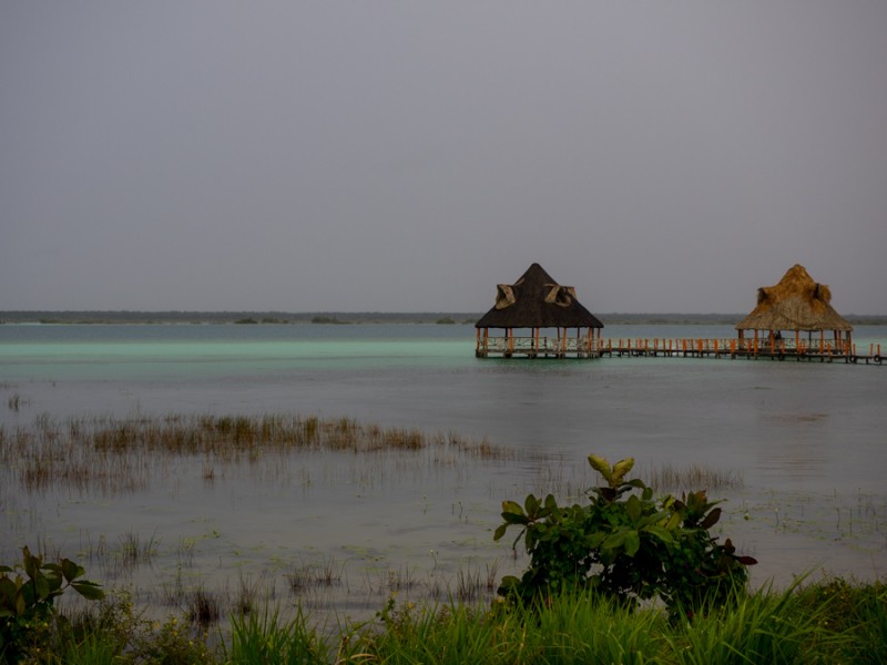 laguna bacalar sunset