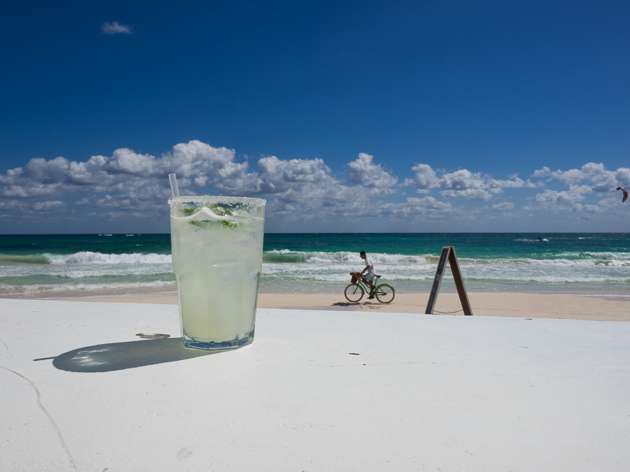 mojito on tulum beach