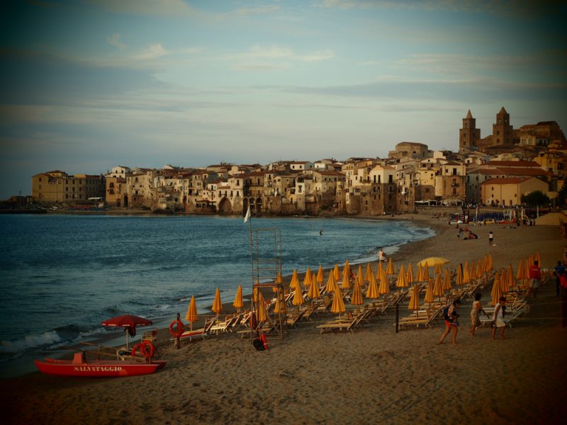 cefalu beach