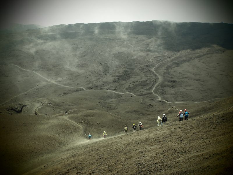 etna hiking down