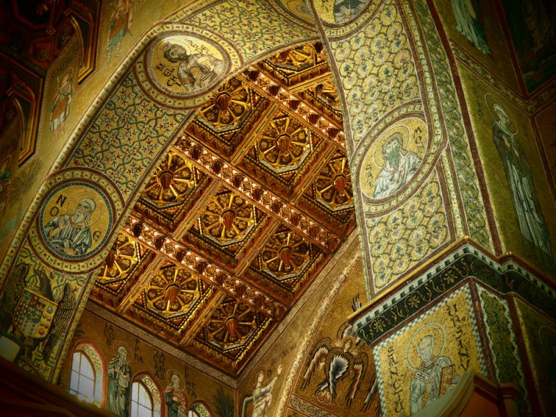 monreale cathedral ceiling