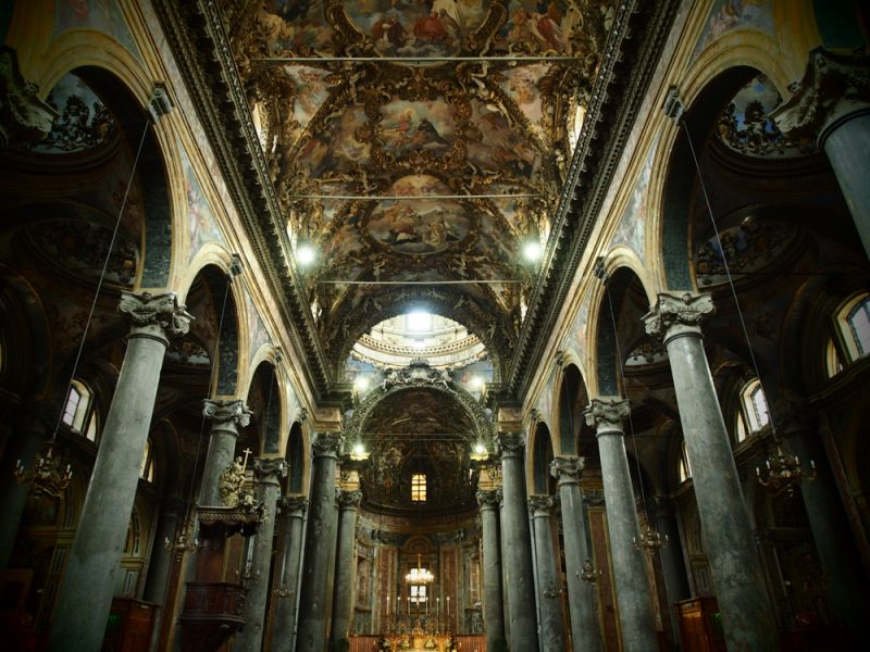 palermo church pillars