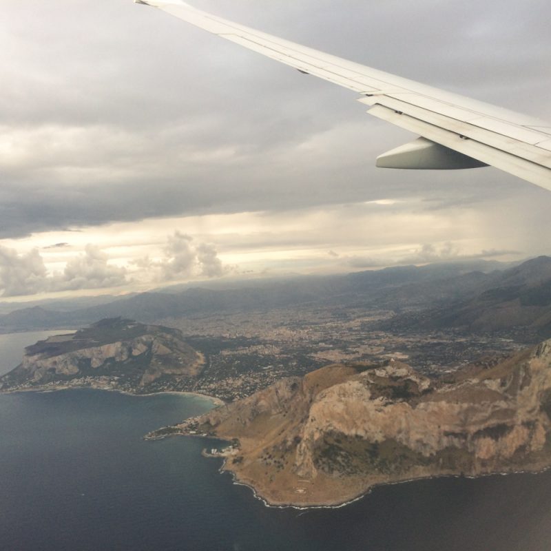 palermo from plane