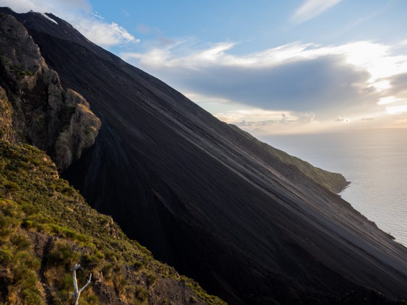 stromboli slopes sicily