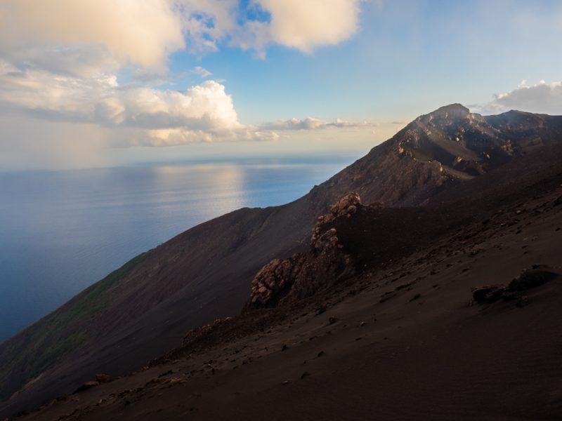 stromboli top slopes