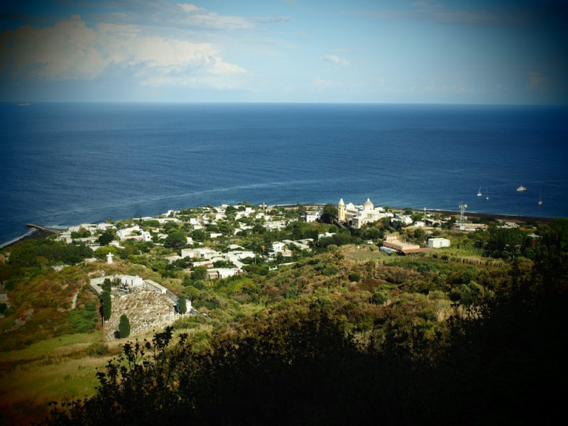 stromboli village overlook