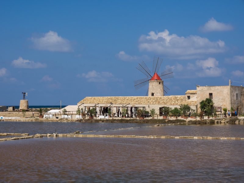 trapani salt flats mill