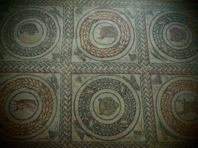 villa romana del casale mosaic italy