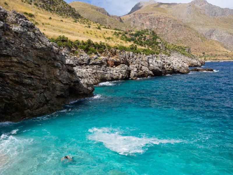zingaro nature reserve rough sea