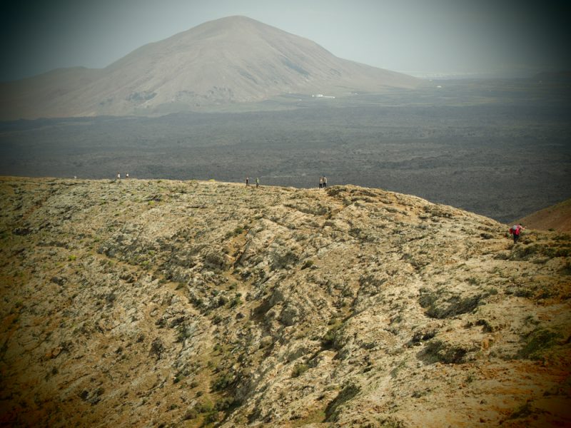 caldera de montana blanca hike lanzarote
